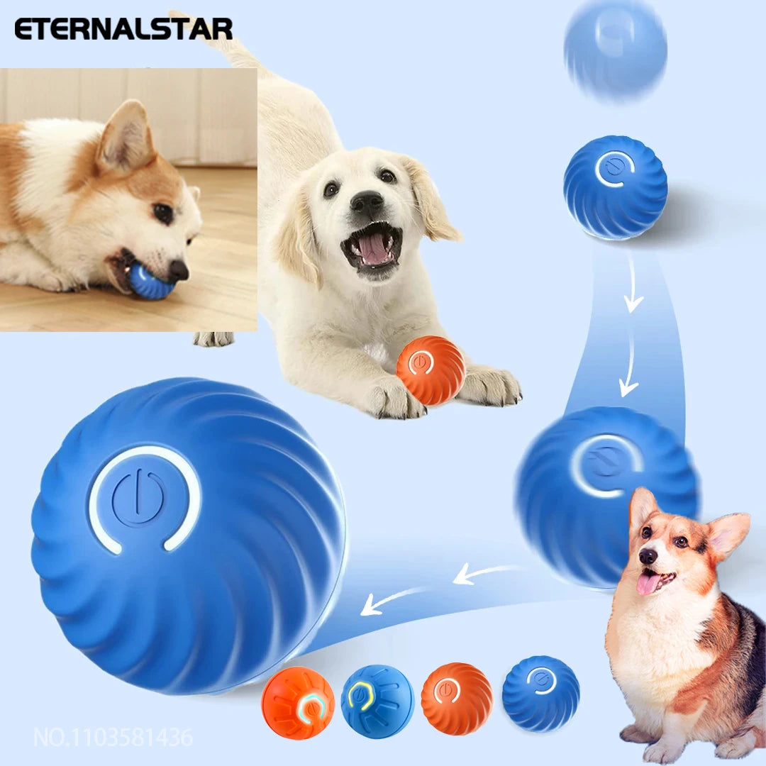 Smart Interactive Pet Toy Ball – Automatic & Rechargeable