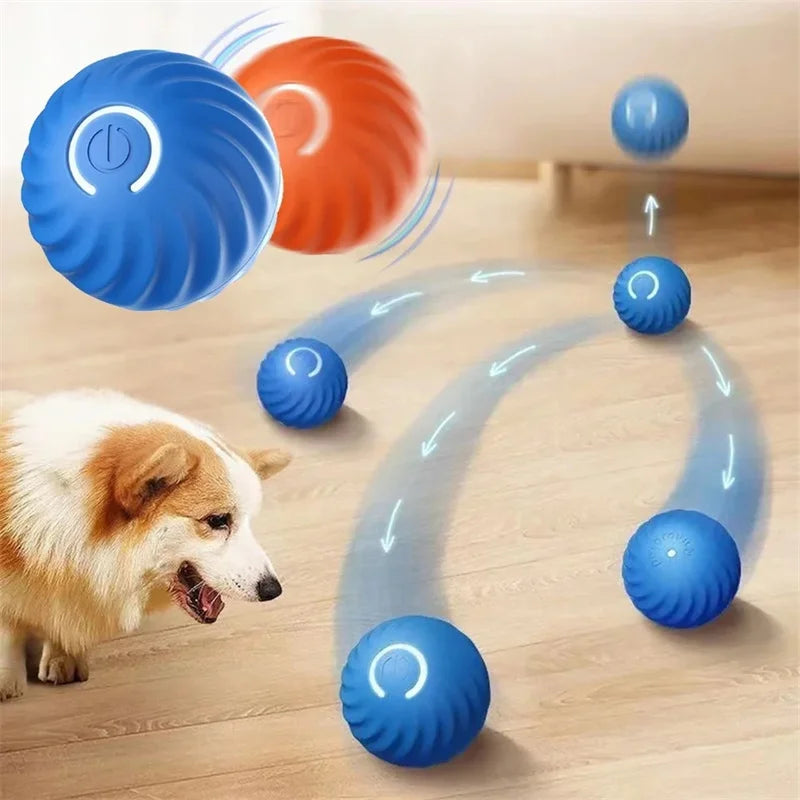 Smart Interactive Pet Toy Ball – Automatic & Rechargeable